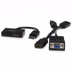 StarTech.com Adattatore DisplayPort a HDMI e VGA - Convertitore audio/video da viaggio DP 2 in 1 - 1920x1200 / 1080p - Vista aggiuntiva 4