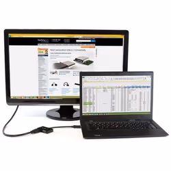 StarTech.com Adattatore DisplayPort a HDMI e VGA - Convertitore audio/video da viaggio DP 2 in 1 - 1920x1200 / 1080p - Vista aggiuntiva 5