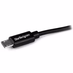 StarTech.com Caricatore da auto a doppia presa con cavo Micro-USB piu porta USB - Alta potenza ( 21 Watt / 4.2A ) - Nero - Vista aggiuntiva 3
