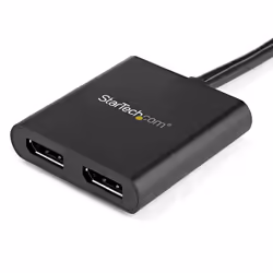 StarTech.com Hub MST DisplayPort a 2 Porte - Adattatore Multi-Monitor DP 1.2 - Sdoppiatore\Splitter Video DisplayPort 4K 30Hz o 1080p 60Hz per Doppio Monitor - Alimentazione via bus USB - Solo Windows - Vista aggiuntiva 7