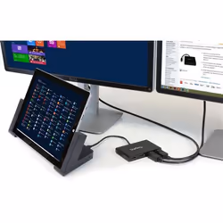 StarTech.com Hub MST DisplayPort a 4 Porte - Adattatore Multi-Monitor DP 1.2 - Sdoppiatore\Splitter Video DisplayPort 1080p per quattro Monitor - DP a 4x DP - Solo Windows, Nessun driver richiesto - Vista aggiuntiva 4