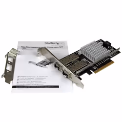StarTech.com Scheda di rete PCI Express in Fibra ottica da 10Gb con 2 porte SFP+ aperto con Chip Intel - Vista aggiuntiva 5