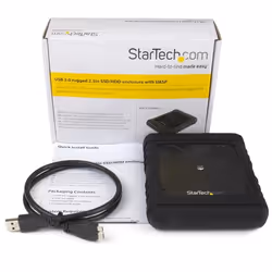 StarTech.com Box Esterno Robusto per Hard Drive - Case esterno anti-shock USB 3.0 a 2,5" SATA 6Gbps HDD/SSD con UASP - Vista aggiuntiva 6