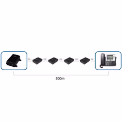 StarTech.com Extender Gigabit ad 1 porta PoE+ Power over Ethernet - 802.23af - 100m - Vista aggiuntiva 5