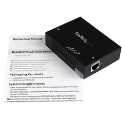 StarTech.com Extender Gigabit ad 1 porta PoE+ Power over Ethernet - 802.23af - 100m - Vista aggiuntiva 6