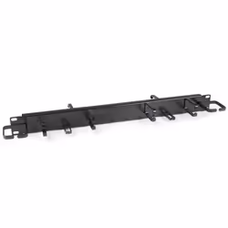 StarTech.com Pannello Gestione Cavi Orizzontali per Armadi Rack 1U da 19" con anelli guida, Pannello di gestione del cavo, Ne ...