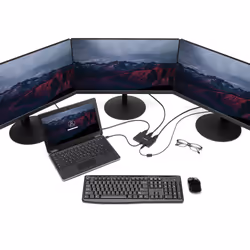 StarTech.com Adattatore multi monitor a 3 porte - Hub MST Mini DisplayPort a HDMI - Triplo 1080p o doppio 4K 30Hz - Video splitter in modalità desktop esteso solo su Windows - mDP 1.2 a 3x HDMI - Vista aggiuntiva 4