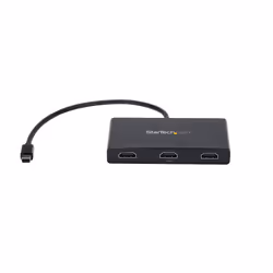 StarTech.com Adattatore multi monitor a 3 porte - Hub MST Mini DisplayPort a HDMI - Triplo 1080p o doppio 4K 30Hz - Video splitter in modalità desktop esteso solo su Windows - mDP 1.2 a 3x HDMI - Vista aggiuntiva 6