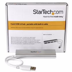 StarTech.com Hub USB a 4 porte, Da USB A a 4 porte USB-A, USB 5Gbps, design robusto, alimentazione via bus, hub USB 3.0 portatile per notebook - Vista aggiuntiva 5