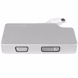 StarTech.com Adattatore Audio/Video da Viaggio 3 in 1 - Mini DisplayPort a VGA, DVI o HDMI - in Alluminio - 4K - Vista aggiuntiva 4