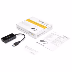 StarTech.com Adattatore USB 3.0 a Ethernet Gigabit con Hub USB a 2 porte incorporato - Vista aggiuntiva 6