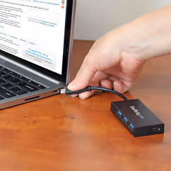 StarTech.com Hub portatile USB 3.1 Gen 1 a 4 porte - USB-C a 3 USB-A e 1 USB-C - Vista aggiuntiva 5