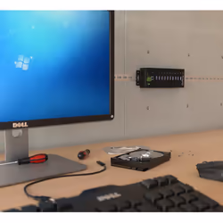 StarTech.com HUB Industriale USB 3.0 a 10 porte - Perno e concentratore USB 3.0 con ESD e protezione da sovratensioni - Vista aggiuntiva 4