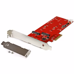 StarTech.com Scheda controller PCI express 2x ( SSD ) M.2 - Adattatore M.2 SATA PCIe NGFF - Vista aggiuntiva 5