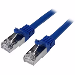 StarTech.com Cavo di rete Cat6 Ethernet Gigabit - Cavo Patch RJ45 SFTP da 50 cm - Blu, 0,5 m, Cat6, S/FTP (S-STP), RJ-45, RJ- ...