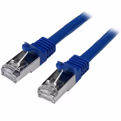 StarTech.com N6SPAT2MBL, 2 m, Cat6, SF/UTP (S-FTP), RJ-45, RJ-45, Blu