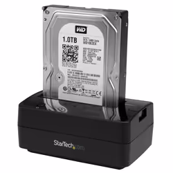 StarTech.com Docking Station per Hard Disk a Singolo Slot - Dock USB 3.1 (10 Gbps)/eSATA per Hard Drive HDD/SSD Esterno SATA III da 2,5/3,5" - Dock Station per Disco Rigido con Carica dall'Alto - Vista aggiuntiva 6