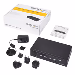 StarTech.com Switch Commutatore KVM a 4 Porte HDMI con Hub USB 3.0 - 1080p - Vista aggiuntiva 5