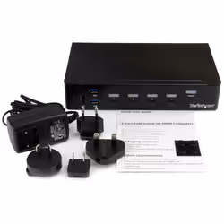 StarTech.com Switch Commutatore KVM a 4 Porte HDMI con Hub USB 3.0 - 1080p - Vista aggiuntiva 6