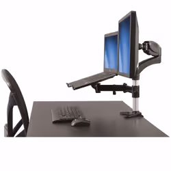 StarTech.com Supporto per singolo Monitor con base per portatile ad altezza regolabile One Touch - Vista aggiuntiva 6
