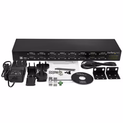 StarTech.com Hub Seriale RS232 a 16 porte - Adattatore USB a DB9 RS232 16x montabile a rack - Vista aggiuntiva 4