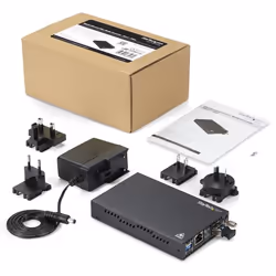 StarTech.com Convertitore Multimediale Gigabit Ethernet Rame a Fibra - SM LC - 10km - Vista aggiuntiva 6