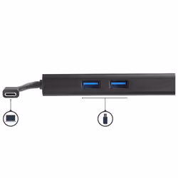 StarTech.com Adattatore USB-C Multiporta per Portatili - Power Delivery - HDMI 4K - USB 3.0 - Vista aggiuntiva 4