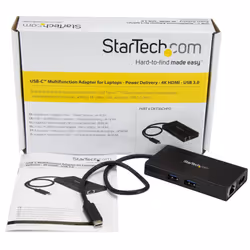 StarTech.com Adattatore USB-C Multiporta per Portatili - Power Delivery - HDMI 4K - USB 3.0 - Vista aggiuntiva 8