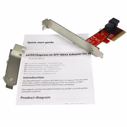 StarTech.com Adattatore PCI Express x4 a SFF-8643 per SSD U.2 PCIe NVMe - Vista aggiuntiva 5