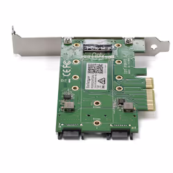 StarTech.com Adattatore SSD M.2 NGFF a 3 porte - 1x M.2 PCIe ( NVMe) , 2x M.2 SATA III M.2 - PCIe 3.0 - Vista aggiuntiva 4