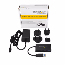 StarTech.com HB30A3A1CSFS hub di interfaccia USB 3.2 Gen 1 (3.1 Gen 1) Type-A 5000 Mbit/s Nero - Vista aggiuntiva 6