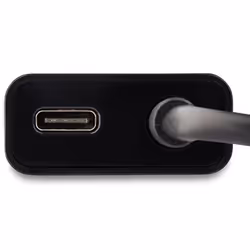 StarTech.com Adattatore da USB-C a VGA con alimentazione - 1080p Convertitore video USB Type-C a monitor VGA con porta di ricarica Pass-Through PD 60W - Compatibile Thunderbolt 3 - Nero - Vista aggiuntiva 4