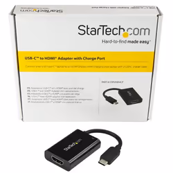 StarTech.com Adattatore video USB-C a HDMI con Power Delivery - 60 Watt - Nero - Vista aggiuntiva 6