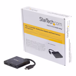 StarTech.com Adattatore multifunzione USB-C a HDMI 4K con fornitura di alimentazione e porta USB-A - Vista aggiuntiva 6