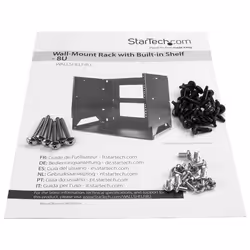 StarTech.com Rack Armadio per Montaggio a Parete con Mensola Incorporata - Accaio - 8U - Vista aggiuntiva 7