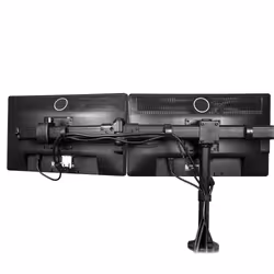 StarTech.com Braccio per triplo monitor VESA fino a 27" - Supporto monitor scrivania ergonomico - Staffa per monitor articolata regolabile in altezza - Inclinazione/Rotazione dello schermo - Vista aggiuntiva 5