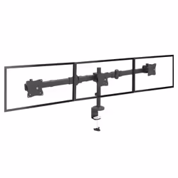 StarTech.com Braccio per triplo monitor VESA fino a 27" - Supporto monitor scrivania ergonomico - Staffa per monitor articolata regolabile in altezza - Inclinazione/Rotazione dello schermo - Vista aggiuntiva 8