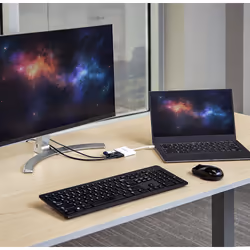 StarTech.com Adattatore Multifunzione USB-C a HDMI 4k con Power Delivery e porta USB-A - Bianco - Vista aggiuntiva 5