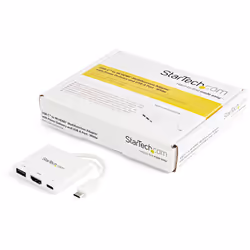 StarTech.com Adattatore Multifunzione USB-C a HDMI 4k con Power Delivery e porta USB-A - Bianco - Vista aggiuntiva 6