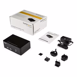 StarTech.com Switch KVM a 2 porte DisplayPort per doppio Monitor - 4k 60hz - Vista aggiuntiva 4