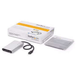 StarTech.com Adattatore DisplayPort a Thunderbolt 3 4K 60Hz - Certificato Thunderbolt 3 - Convertitore video DisplayPort 1.2 per doppio monitor - Compatibile con Mac e Windows - Doppio DisplayPort 4K - Vista aggiuntiva 6
