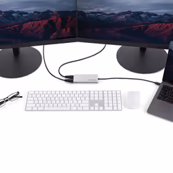 StarTech.com Adattatore Thunderbolt 3 a Dual HDMI 2.0 - Certificato Thunderbolt 3 4K 60Hz - Adattatore convertitore video per doppio monitor HDMI - Compatibile con Mac e Windows - Doppio display HDMI 4K - Vista aggiuntiva 6