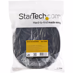 StarTech.com Rotolo di nastro a strappo da 30,5 m - Fascette riutilizzabili da tagliare su misura - Feltro adesivo autobloccante - Fascette serracavo con fissaggio a strappo per cavi industriali - Nero - Vista aggiuntiva 6
