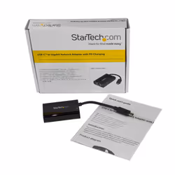 StarTech.com Adattatore Ethernet USB C - Adattatore di rete Gigabit Ethernet GbE con PD 2.0 60W - Convertitore/Adattatore USB Tipo-C a RJ45 - Compatibile TB3/Windows/MacBook Pro/Chromebook - Vista aggiuntiva 5