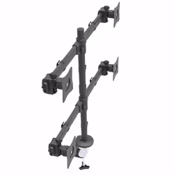 StarTech.com Braccio Articolato da Scrivania per 4 Monitor - Supporto per 4 Schermi VESA fino a 27" - Struttura in Accaio - Vista aggiuntiva 4