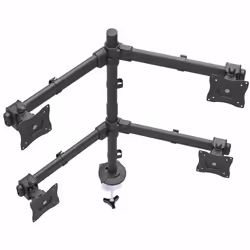 StarTech.com Braccio Articolato da Scrivania per 4 Monitor - Supporto per 4 Schermi VESA fino a 27" - Struttura in Accaio - Vista aggiuntiva 5
