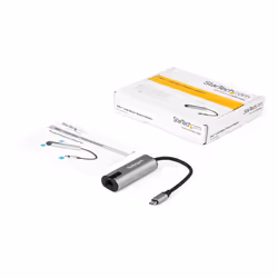 StarTech.com Adattatore Ethernet USB C - Adattatore di rete/NIC NBASE-T Multivelocità 2.5/1 GbE/100 Mbps - Convertitore/Adattatore USB Tipo-C a RJ45 - Compatibile TB3/MacBook Pro/Chromebook - Vista aggiuntiva 5