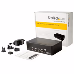 StarTech.com Switch KVM a 4 porte per Dual DisplayPort - 4k 60Hz - Vista aggiuntiva 5
