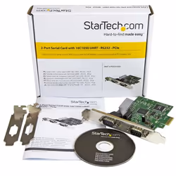 StarTech.com Scheda Seriale PCI Express da 2 porte DB9 con UART 16C1050 - RS232 - Vista aggiuntiva 5