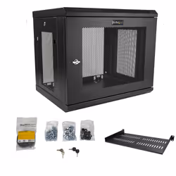 StarTech.com Armadio per Server Rack Montabile a Parete 9U - fino a 15" (38,1cm) di profondità - Vista aggiuntiva 7